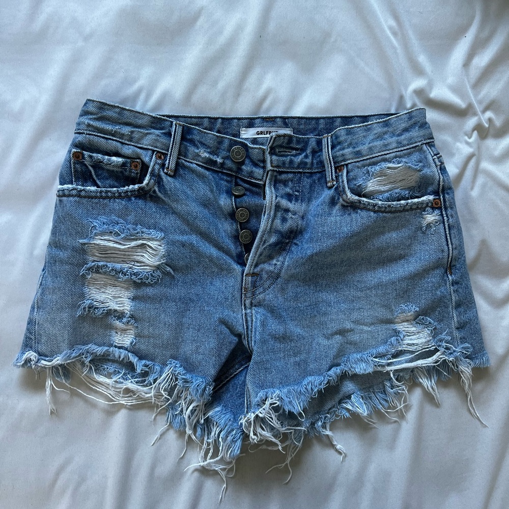 GRLFRND denim shorts